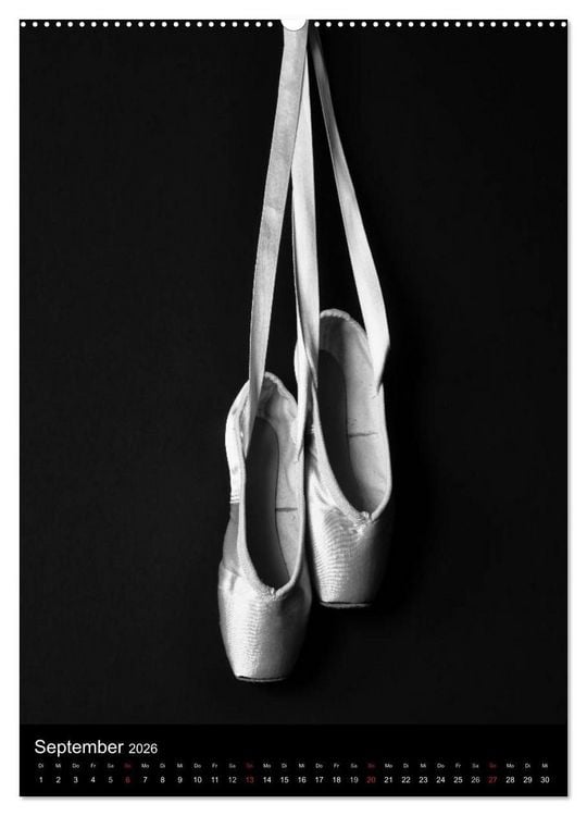 Produktbild: Ballett in Schwarzweiss (Wandkalender 2026 DIN A2 hoch), CALVENDO Monatskalender