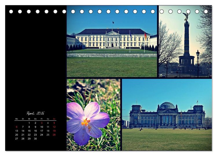 Produktbild: BERLIN horizontal (Tischkalender 2026 DIN A5 quer), CALVENDO Monatskalender