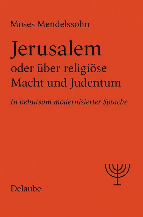 Produktbild: Jerusalem oder &uuml;ber religi&ouml;se Macht und Judentum