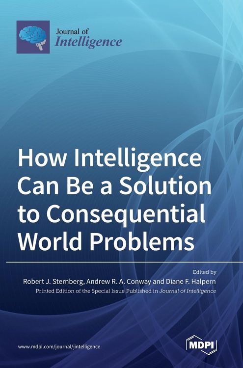 Produktbild: How Intelligence Can Be a Solution to Consequential World Problems