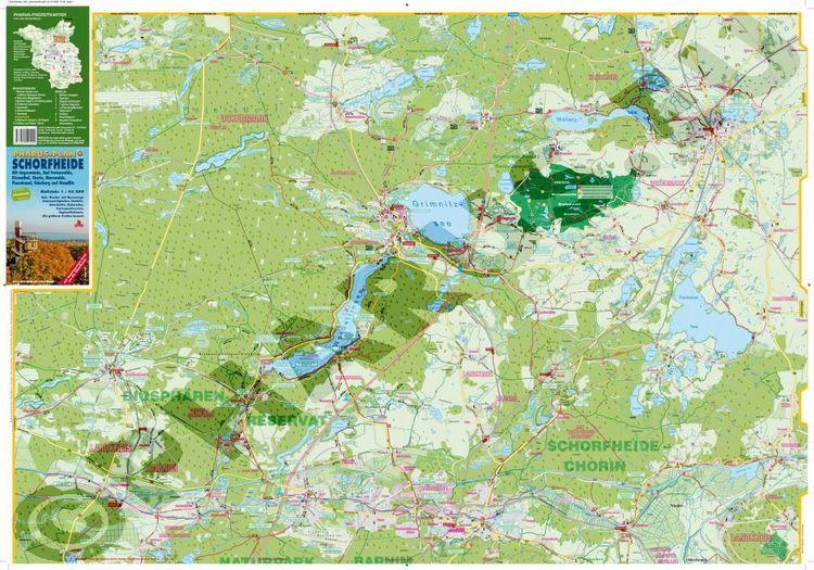 Produktbild: Pharus-Plan Schorfheide