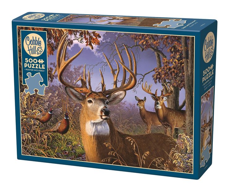 Produktbild: COBBLE HILL PUZZLES - Hirsch und Fasan 500 Teile