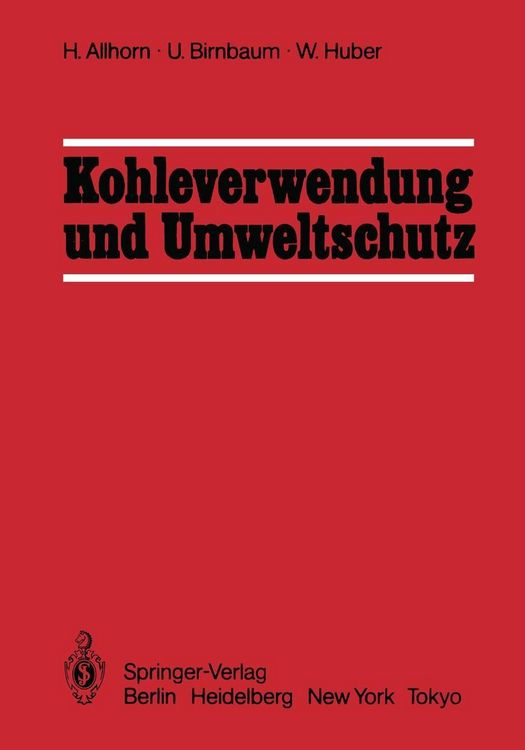 Produktbild: Kohleverwendung und Umweltschutz
