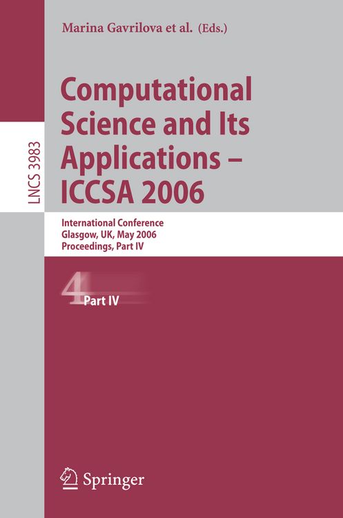 Produktbild: Computational Science and Its Applications - ICCSA 2006