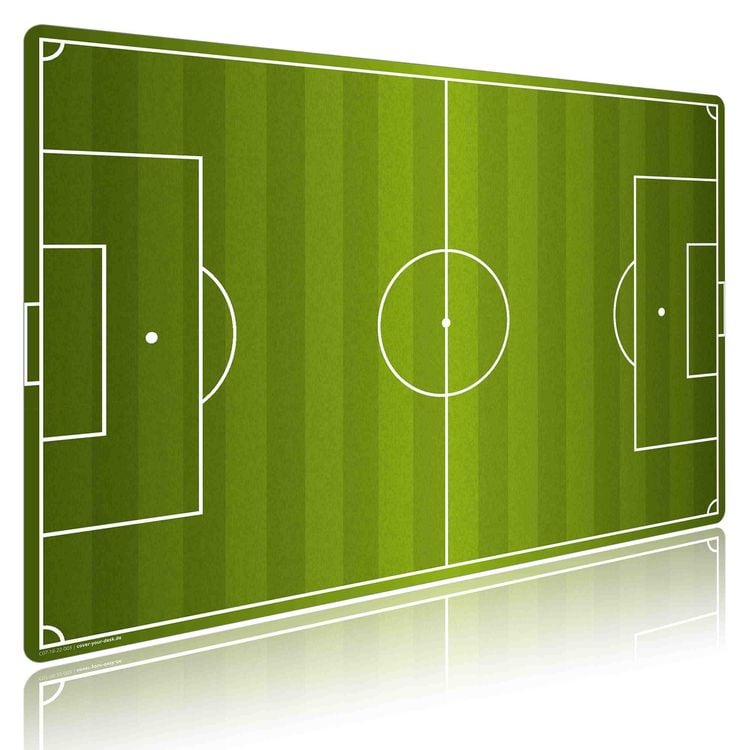 Produktbild: Cover-your-desk Schreibtischunterlage f&uuml;r Kinder Fu&szlig;ballfeld, aus hochwertigem Vinyl , 60 x 40 cm