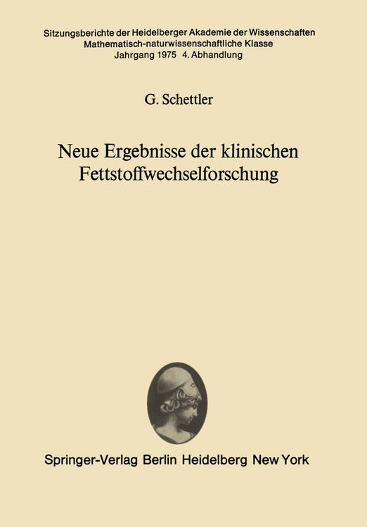 Produktbild: Neue Ergebnisse der klinischen Fettstoffwechselforschung