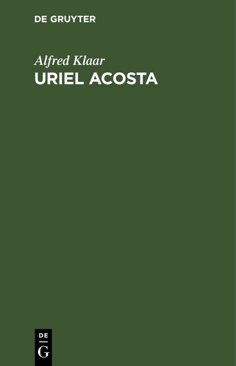 Produktbild: Uriel Acosta