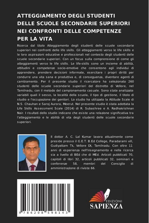 Produktbild: Atteggiamento Degli Studenti Delle Scuole Secondarie Superiori Nei Confronti Delle Competenze Per La Vita