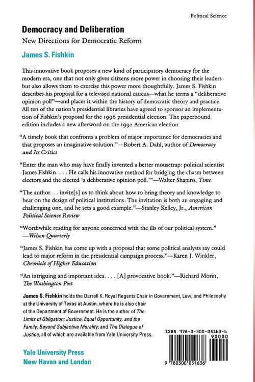 Produktbild: Democracy and Deliberation