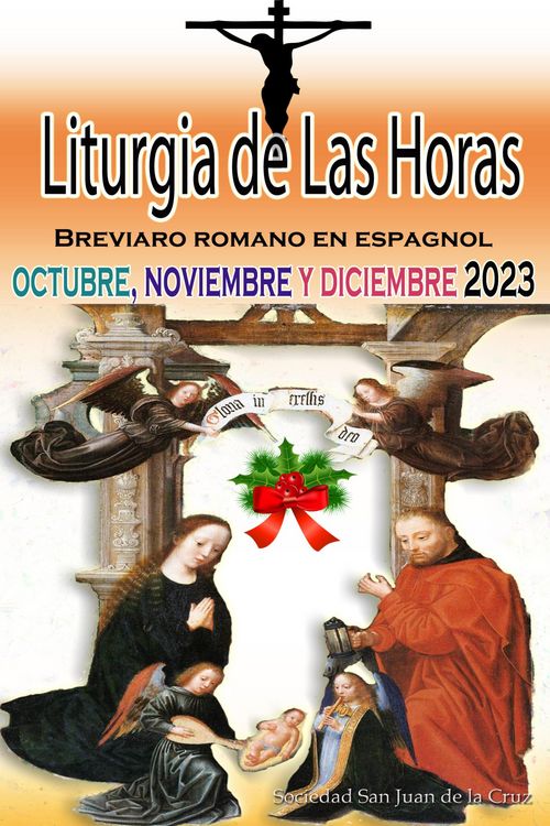 Produktbild: Liturgia de las Horas Breviario romano en espa&ntilde;ol, en orden, todos los d&iacute;as de octubre, noviembre y diciembre de 2023