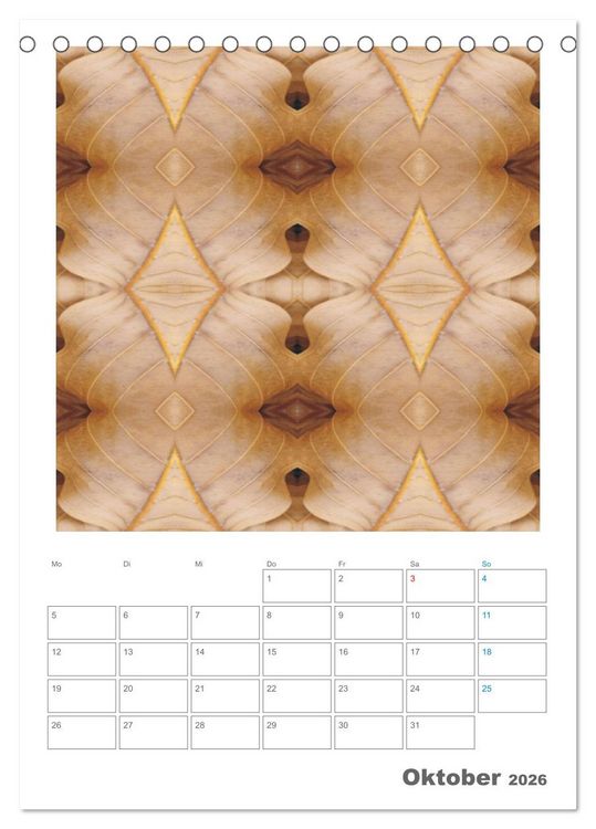 Produktbild: Axis Mater Naturae (Tischkalender 2026 DIN A5 hoch), CALVENDO Monatskalender