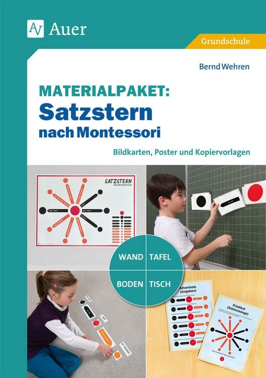 Produktbild: Materialpaket: Satzstern nach Montessori