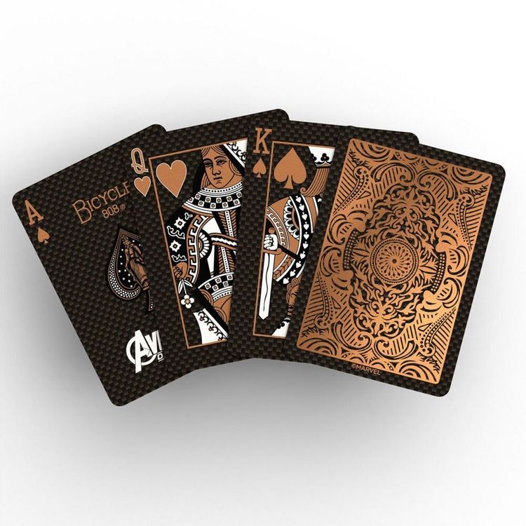 Produktbild: Bicycle&reg; Marvel Avengers Gambit (Designer Spielkarten, Poker, Skat...)