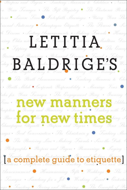 Produktbild: Letitia Baldrige's New Manners for New Times