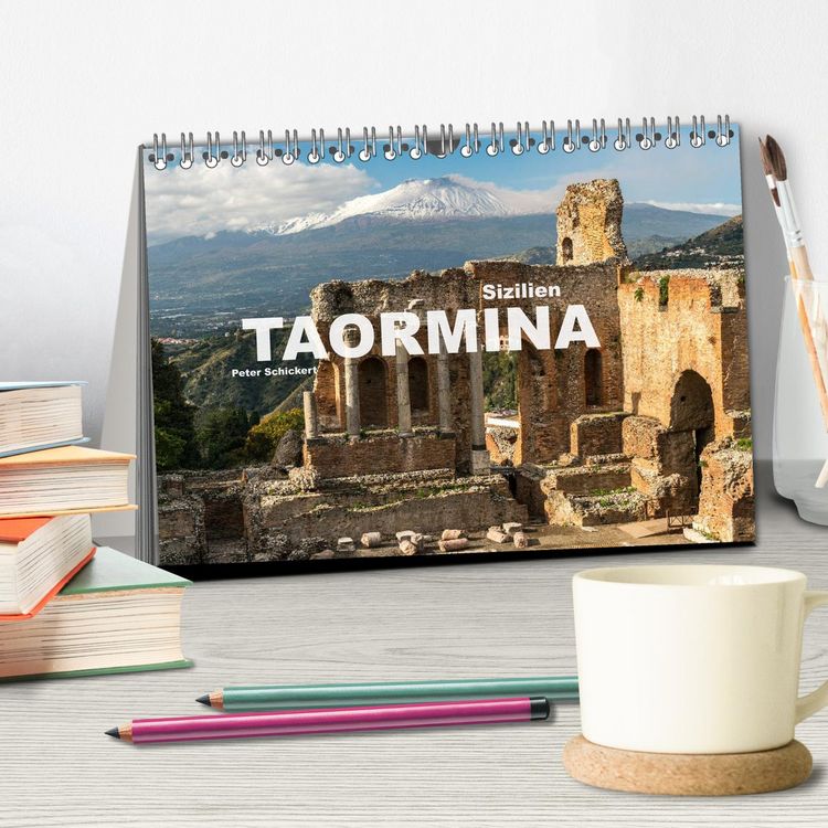 Produktbild: Sizilien - Taormina (Tischkalender 2026 DIN A5 quer), CALVENDO Monatskalender