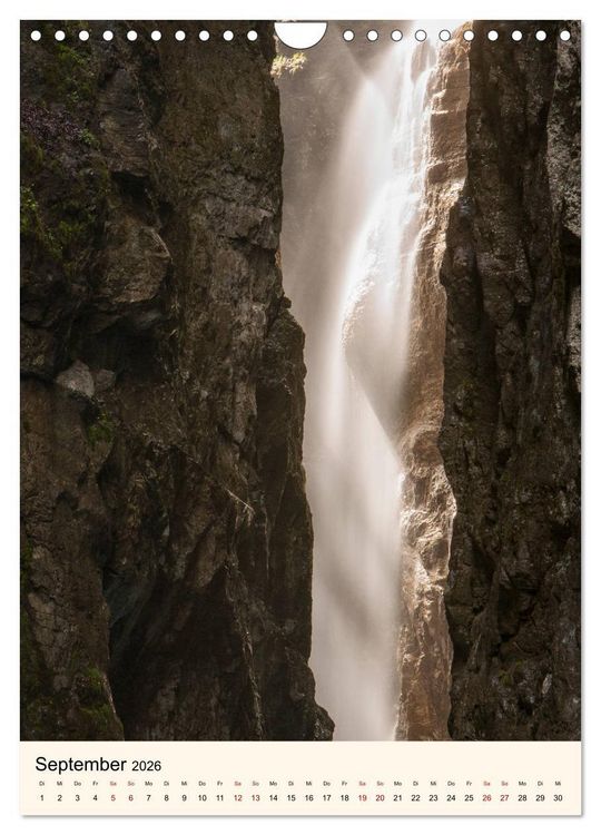 Produktbild: Partnachklamm (Wandkalender 2026 DIN A4 hoch), CALVENDO Monatskalender