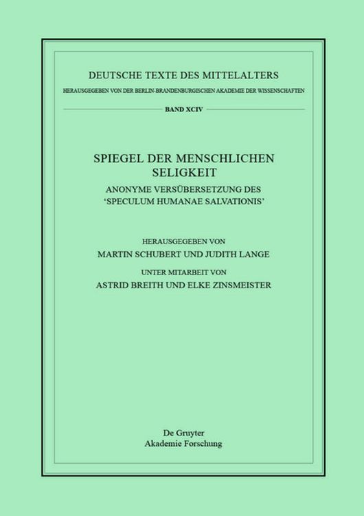 Produktbild: Spiegel der menschlichen Seligkeit