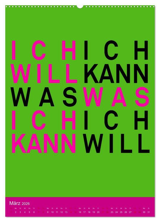 Produktbild: Aufstehen, Krone richten, weitergehen (hochwertiger Premium Wandkalender 2026 DIN A2 hoch), Kunstdruck in Hochglanz