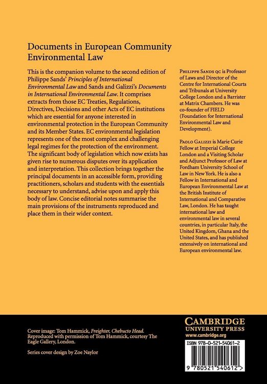 Produktbild: Documents in European Community Environmental Law