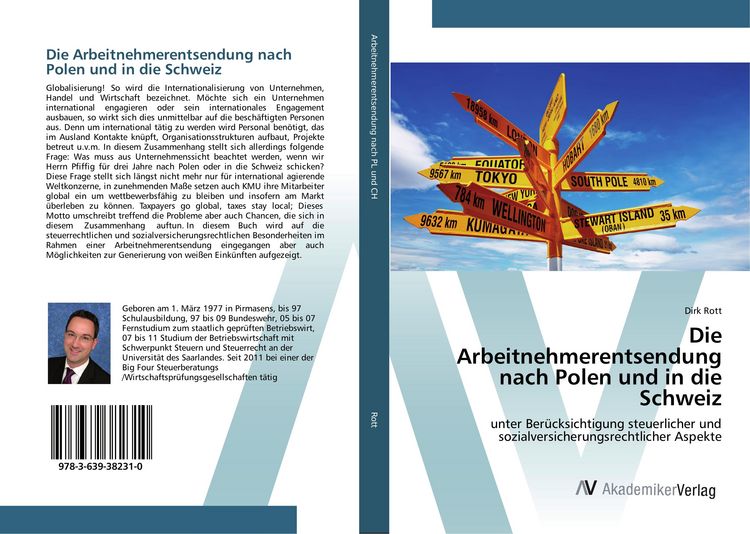 Produktbild: Die Arbeitnehmerentsendung nach Polen und in die Schweiz