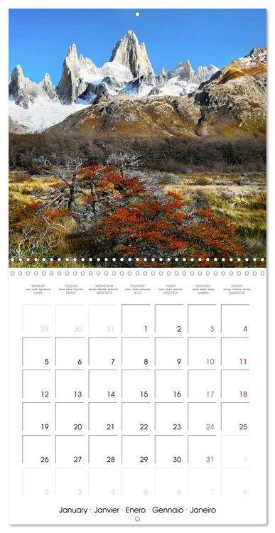 Produktbild: Patagonia National Parks (Wall Calendar 2026 12 &times; 12 Inch) CALVENDO 12 Month Wall Calendar