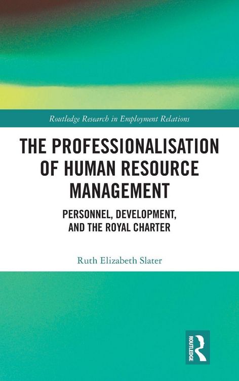 Produktbild: The Professionalisation of Human Resource Management