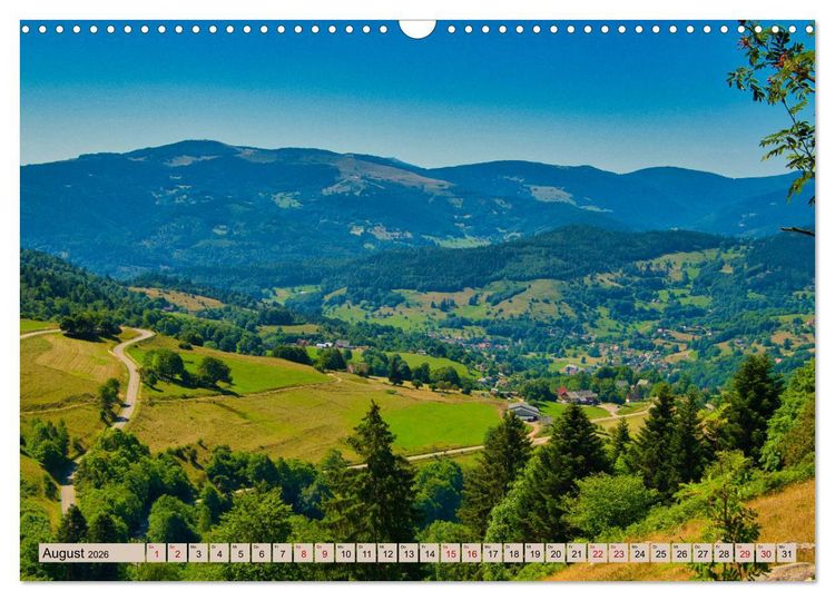 Produktbild: Vogesen - wundersch&ouml;n (Wandkalender 2026 DIN A3 quer), CALVENDO Monatskalender