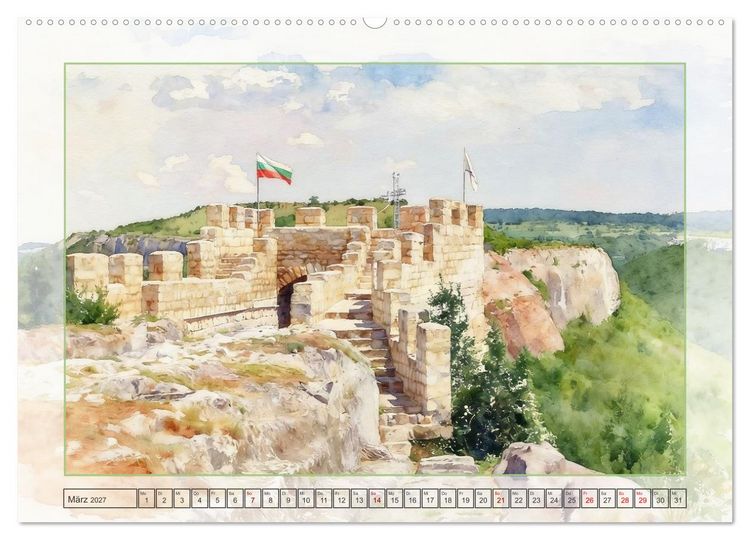 Produktbild: Bulgarien - Balkanstaat mit Schwarzmeerk&uuml;ste (Wandkalender 2027 DIN A2 quer), CALVENDO Monatskalender