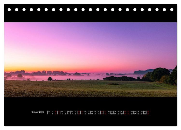 Produktbild: Ostholstein - Land und Wasser zwischen Sonnenauf- und Sonnenuntergang (Tischkalender 2026 DIN A5 quer), CALVENDO Monatskalender