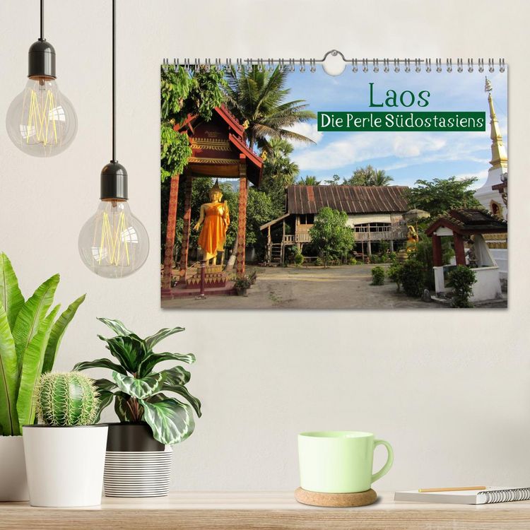 Produktbild: Laos - Die Perle S&uuml;dostasiens (Wandkalender 2026 DIN A4 quer), CALVENDO Monatskalender