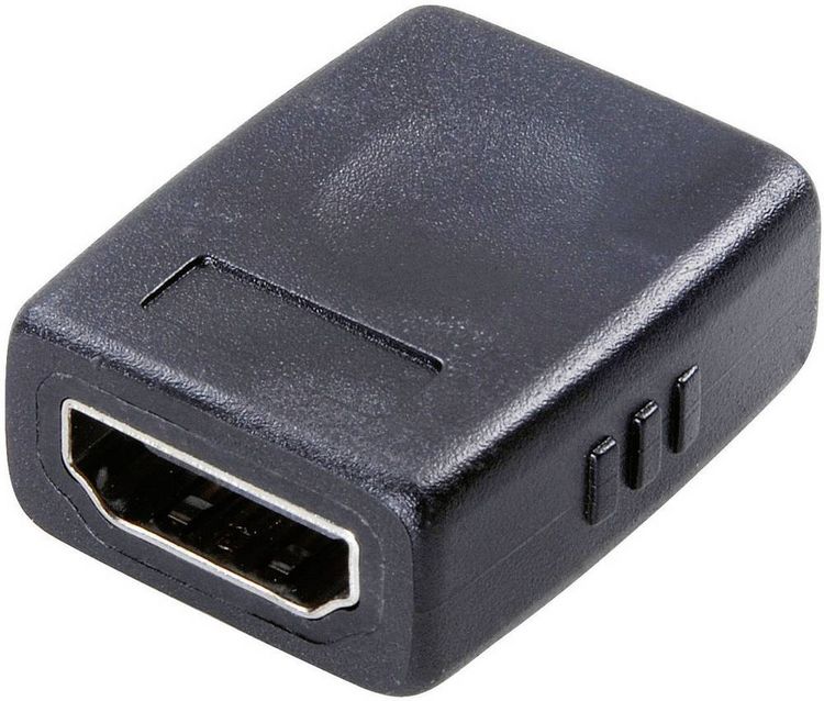 Produktbild: SpeaKa Professional SP-7870360 HDMI Adapter [1x HDMI-Buchse - 1x HDMI-Buchse] Schwarz