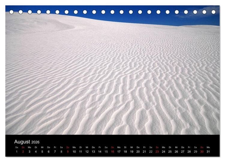Produktbild: Sand und Stein 2026 (Tischkalender 2026 DIN A5 quer), CALVENDO Monatskalender