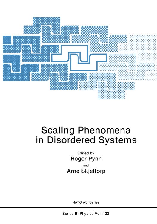 Produktbild: Scaling Phenomena in Disordered Systems
