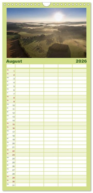Produktbild: Familienplaner 2026 - Faszination Erzgebirge mit 5 Spalten (Wandkalender, 21 x 45 cm) CALVENDO