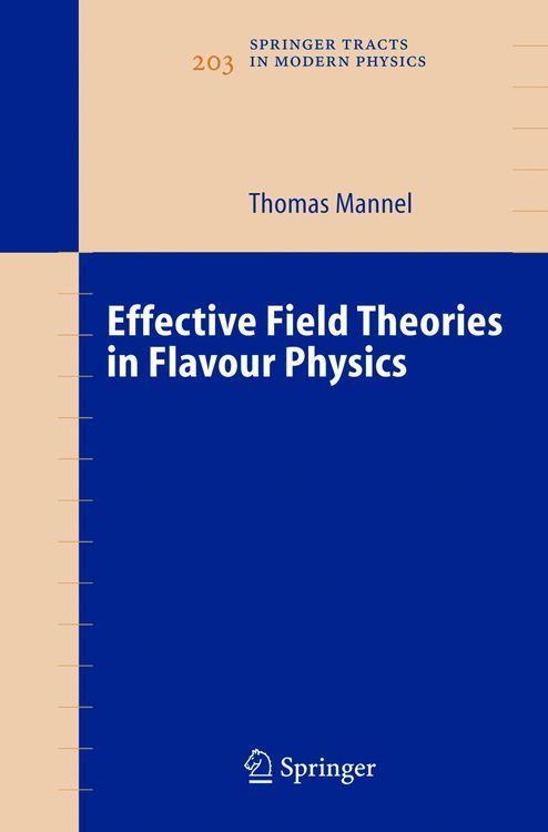 Produktbild: Effective Field Theories in Flavour Physics