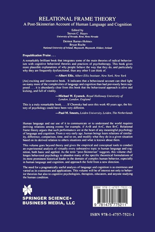 Produktbild: Relational Frame Theory