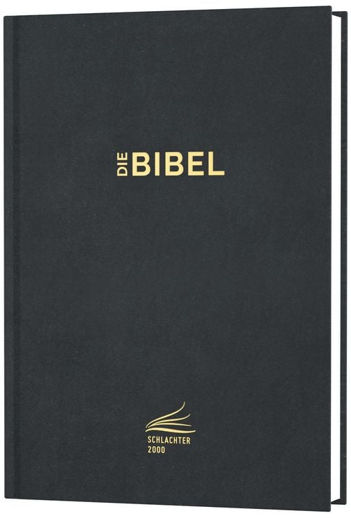 Produktbild: Die Bibel - Schlachter Version 2000 / Schlachter 2000 Bibel – Standardausgabe (Hardcover, schwarz)