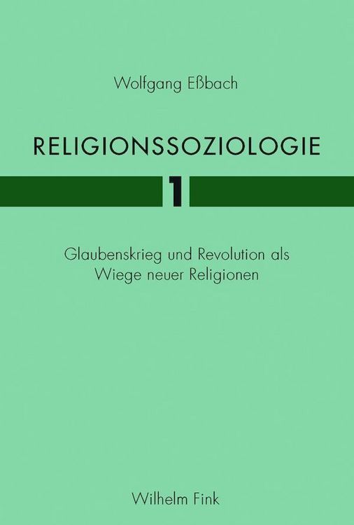 Produktbild: Religionssoziologie 1