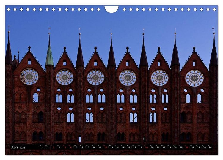 Produktbild: Stralsund F&Uuml;R NACHTSCHW&Auml;RMER (Wandkalender 2026 DIN A4 quer), CALVENDO Monatskalender
