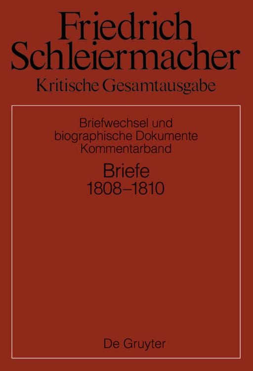 Produktbild: Briefwechsel 1808-1810