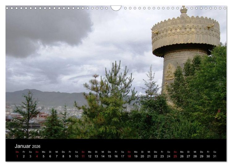 Produktbild: Impressionen aus China (Wandkalender 2026 DIN A3 quer), CALVENDO Monatskalender