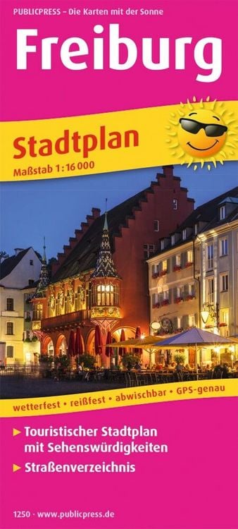 Produktbild: Publicpress Stadtplan Freiburg 1:16.000