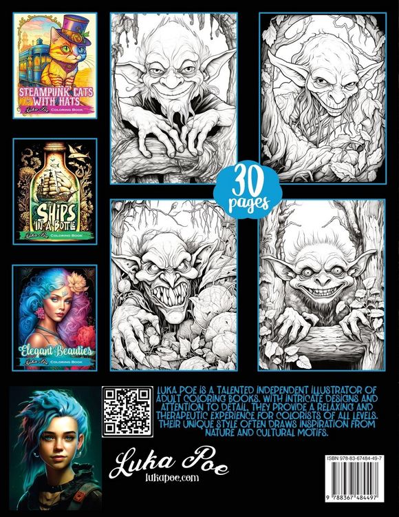 Produktbild: Goblincore Coloring Book