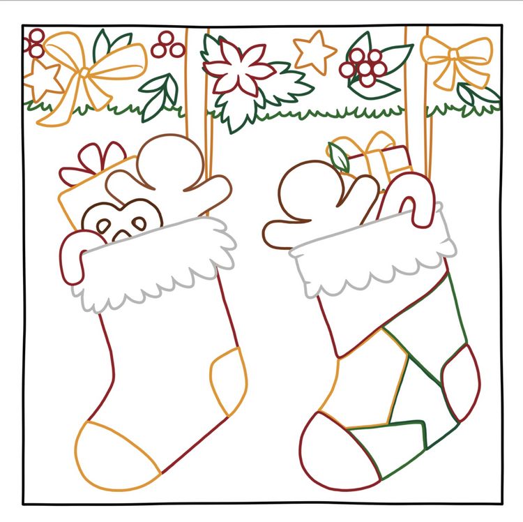 Produktbild: Zauberpapier Malbuch Weihnachten: Die Wichtel sind los