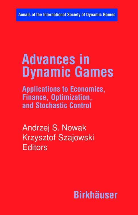 Produktbild: Advances in Dynamic Games