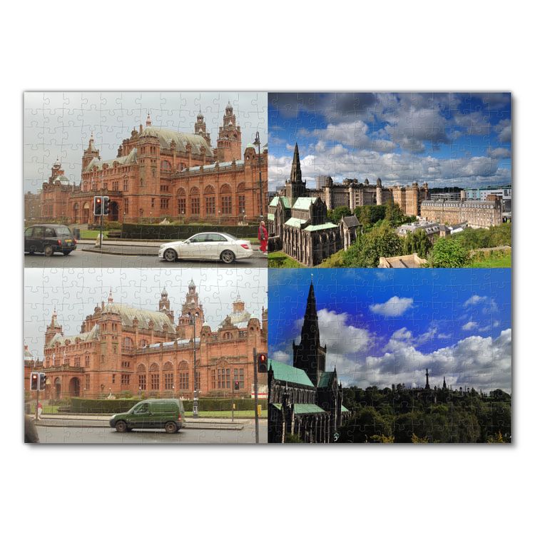 Produktbild: Lais Puzzle Collage Glasgow 500 Teile