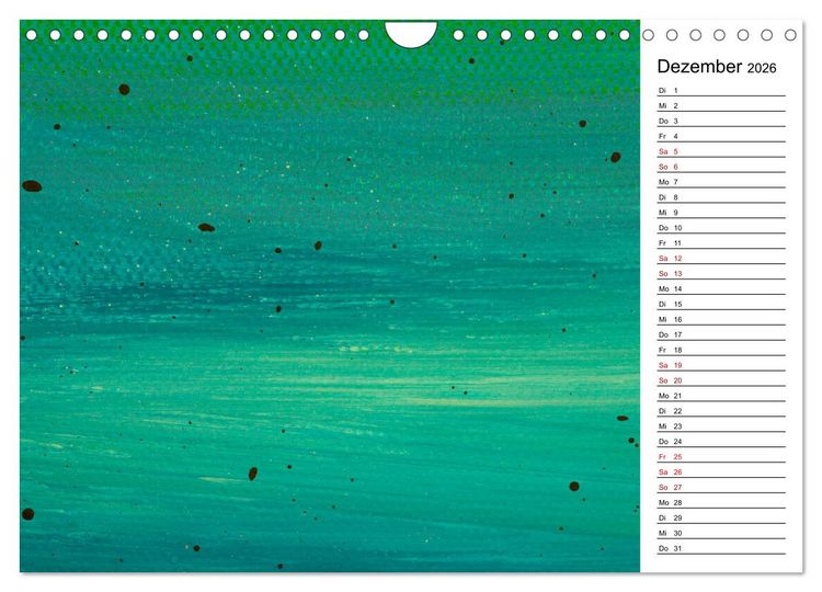 Produktbild: Mein bunter DIY-Bastelkalender (Wandkalender 2026 DIN A4 quer), CALVENDO Monatskalender