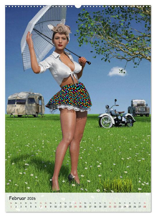 Produktbild: Bunny Shooting (Wandkalender 2026 DIN A2 hoch), CALVENDO Monatskalender