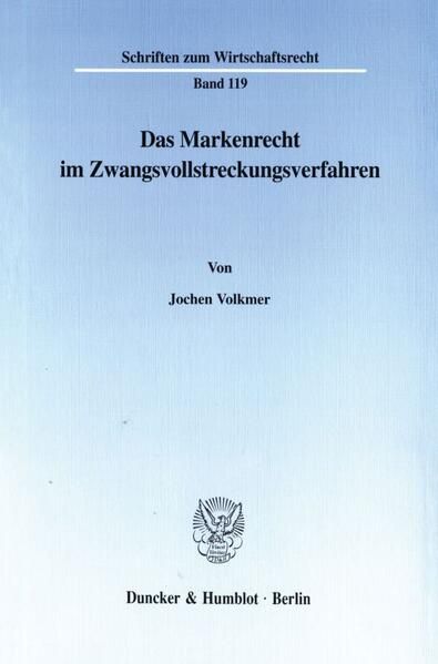 Produktbild: Das Markenrecht im Zwangsvollstreckungsverfahren.