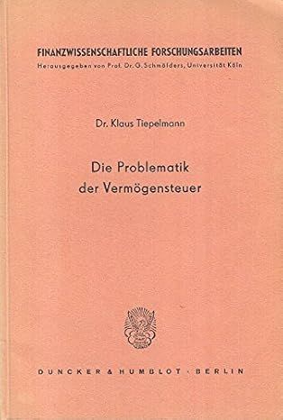 Produktbild: Die Problematik der Verm&ouml;gensteuer.